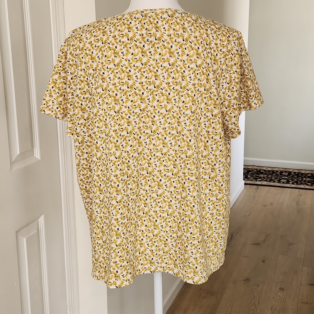 Fat Face Women's Cotton Floral T-Shirt Size 18 - Picture 3 of 12
